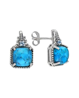 Tiramisu Silver 4.94 Ct. Tw. Gemstone Earrings
