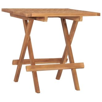 vidaXL Vidaxl - Mesa Plegable De Jard&iacute;n Madera Maciza De Teca 50x50x50 Cm