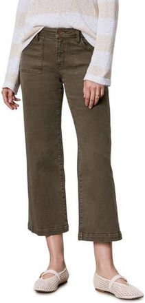 Sanctuary League Stretch Cotton Crop Utility Pants in Fatigue at Nordstrom Rack, Size 22W