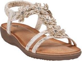 Good Choice Shoes Lily Floral Slingback Sandal in Natural at Nordstrom Rack, Size 8.5