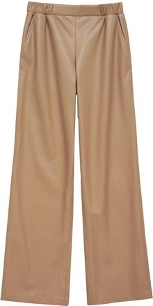 Anine Bing Koa faux-leather pants - women - Polyester/Polyurethane - M - Neutrals