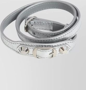 Balenciaga city triple bracelet metallic studs adjustable