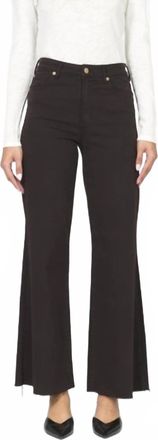 Dear John Denim Fiona High Rise Wide Leg Jeans In Chocolate Torte