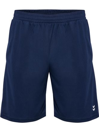 Hummel Trainingsshorts HUMMEL hmlPULSE TRAINING SHORTS, Damen, Gr. M (48/50), N-Gr, blau (marineblaus), Obermaterial: 100% Polyester, Hosen Trainingsshorts