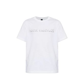 Moose Knuckles Flocked-logo T-shirt