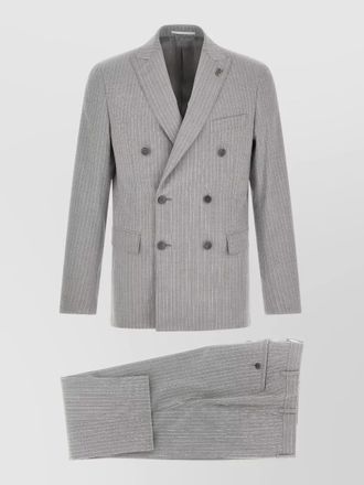 Pal Zileri lord pinstripe double breasted suit set