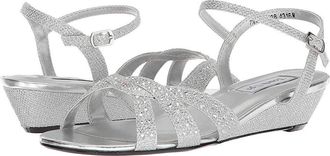 Touch Ups Lena Womens Shoes Silver : 6.5 M, Textile