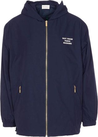 Drôle de Monsieur Jassen, Heren, Blauw, XL, Hooded Zip Jacket