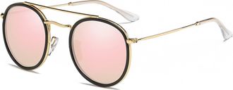 Generic Fashion Round Frame Men and For Women Polarized Sunglasses Outdoor Vacation Sunshade Driving (Color : C, Size : Medium) 2026