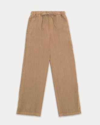 Fortela Jaleh Linen with Drawstring Pants in Beige at Nordstrom, Size 44 Eu