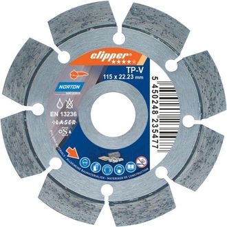 Norton Disco Diamantee Materiales De Contruction 125 X 22,23 Mm De Tp-v