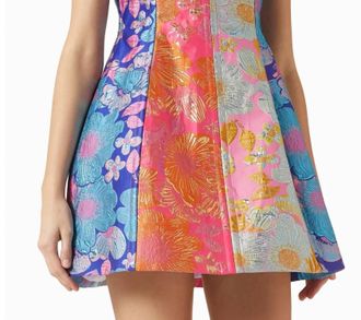 Celia B Cosmica Mini Dress In Multi