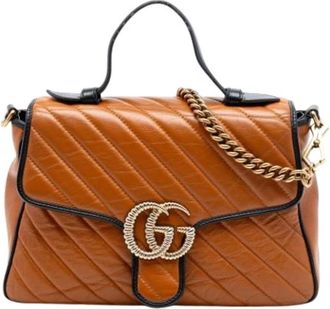 Gucci Borsa a mano Pre-owned trapuntata - - Pre-owned - Donna - Marrone - ONE SIZE
