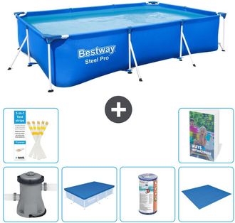 Bestway Piscina Bestway Steel Pro Rectangular - 300x201x66 Cm - 7-piezas S341