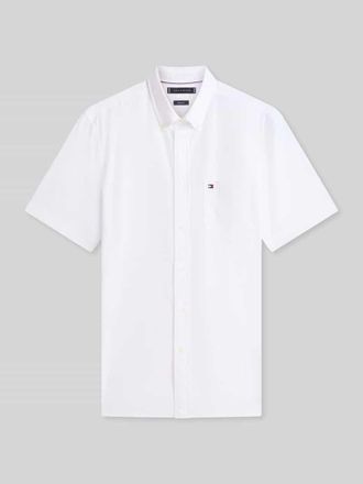 Tommy Hilfiger Regular Fit Freizeithemd aus reiner Baumwolle in Offwhite, Gr&ouml;&szlig;e XXL