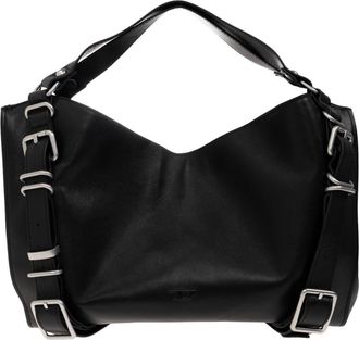 Diesel D-One Tophandle M - Dames - Schoudertassen - Zwart - ONE Size - Leer - Tassen