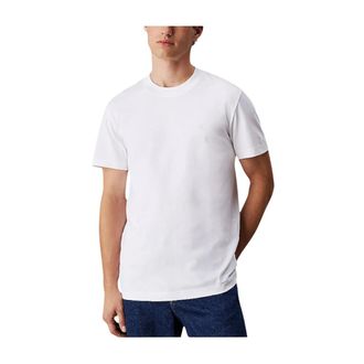 Calvin Klein T-Shirts, male, White, 2XL, Heavy Regular T-shirt