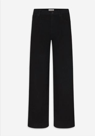 Frame Denim Womens Le Slim Palazzo Jeans In Black