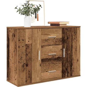vidaXL Credenza Legno Antico 90x29,5x65 cm in Legno Multistrato - Vidaxl