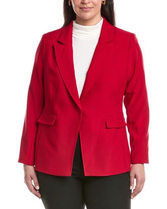 Tahari by ASL Plus Solid Blazer