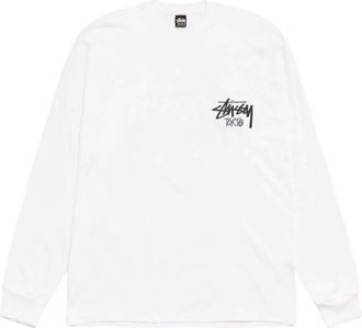 St&uuml;ssy Long Sleeve Top - Heren - Longsleeves - Wit - L - Tops
