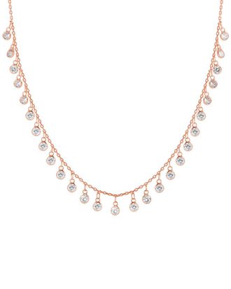 Sphera Milano 18K Over Silver Cz Layering Necklace