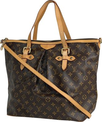 Louis Vuitton Brown Monogram Tote Bag (Pre-Owned)