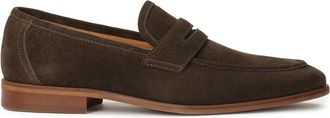 Kazar Heren su&egrave;de loafers in bruine kleur - Heren - Loafers - Bruin - 41 EU - Su&egrave;de - Schoenen