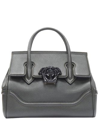 Versace Palazzo Empire Small Charcoal Green Black Medusa Crossbody Satchel Bag (Authentic Pre-Loved)