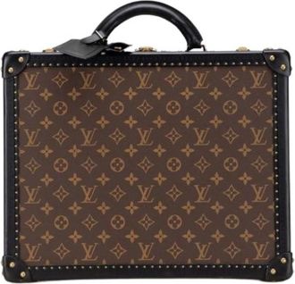 Louis Vuitton Pre-owned Monogram Reverse Attach&eacute; Case - Heren - Vintage Handtas - Bruin - ONE Size - Leer - Vintage