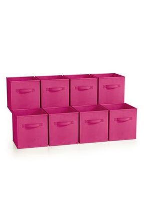 Sorbus 8-Pack Collapsible Storage Cubes in Pink at Nordstrom Rack