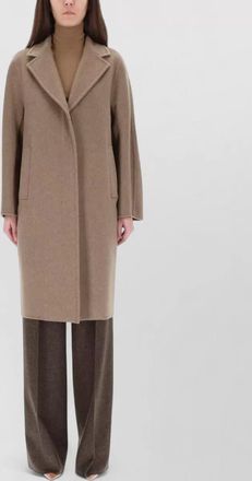 Max Mara ardenne long coat front pockets lapels