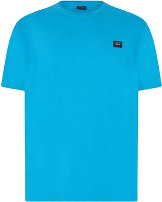 Paul & Shark T-shirt - Heren - T-shirts - Blauw - L - Katoen - Tops