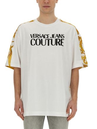 Versace Jeans Couture White Graphic T-Shirt
