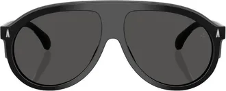 Moncler Fhaite Dark Grey Pilot Unisex Sunglasses ME6001F 300187 59