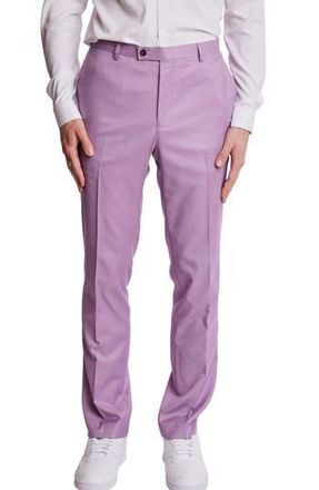 Paisley & Gray Downing Slim Flat Front Dress Pants in Lilac Shark at Nordstrom Rack, Size 36 X 32