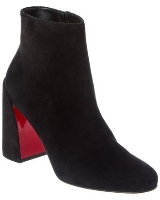 Christian Louboutin Turela 85 Suede Bootie