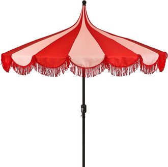 MiCa Decorations Sombrilla Kim Rojo H238xB235xL235cm