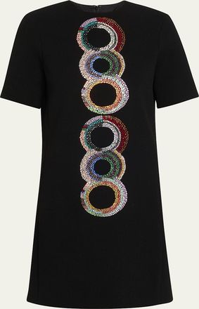 Libertine - Libertine Sonia Crystal Short-Sleeve Shift Dress