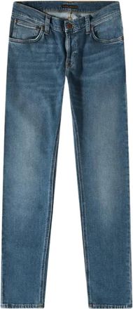 Nudie Jeans Tight Terry - Heren - Slim Fit Jeans - Blauw - W33 L32 - Katoen - Jeans