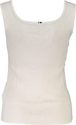 Tommy Hilfiger Ribbed Modal Tank Top - White