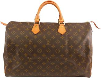 Louis Vuitton Pre-owned Handbags, female, Brown, Size: ONE SIZE Pre-owned Leather Satchel