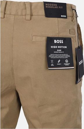 HUGO BOSS Mens Boss Black H KANE TROUSERS DARK BEIGE - Cream - Size: 36