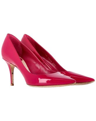 Dior Womens Leather Pointed-Toe Pump (Authentic Pre-Loved)