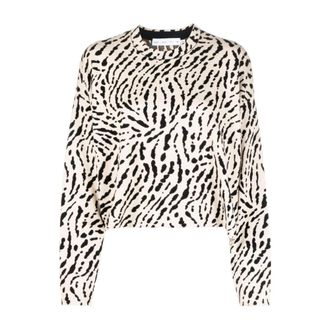 Proenza Schouler Overhemden, Dames, Beige, M, Katoen, Luxueuze Katoenen Coltruien