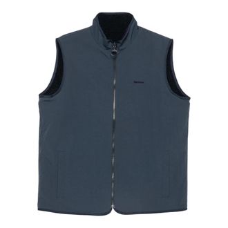 Barbour Omkeerbaar Fleece Gilet - Heren - Jassen - Blauw - Maat: M Fleece