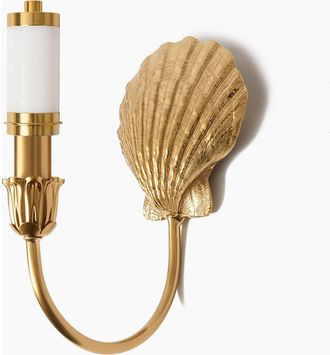 Mrs. Alice Marina Rechargeable Wall Light in Brass at Nordstrom