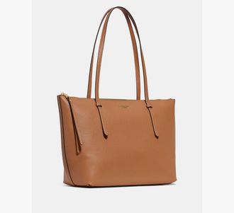 Kate Spade New York Womens All Day Tote Bag in Brown | Pebble Grain Leather