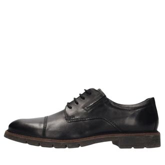 Salamander Leren Veterschoen - Heren - Nette schoenen - Zwart - 45 EU - Leer - Schoenen