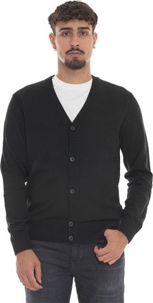BOSS Cardigan bottoni AVAC-CD- Nero BOSS Uomo